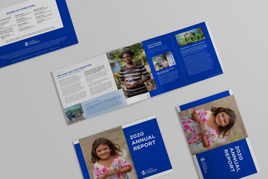 Water Mission print material