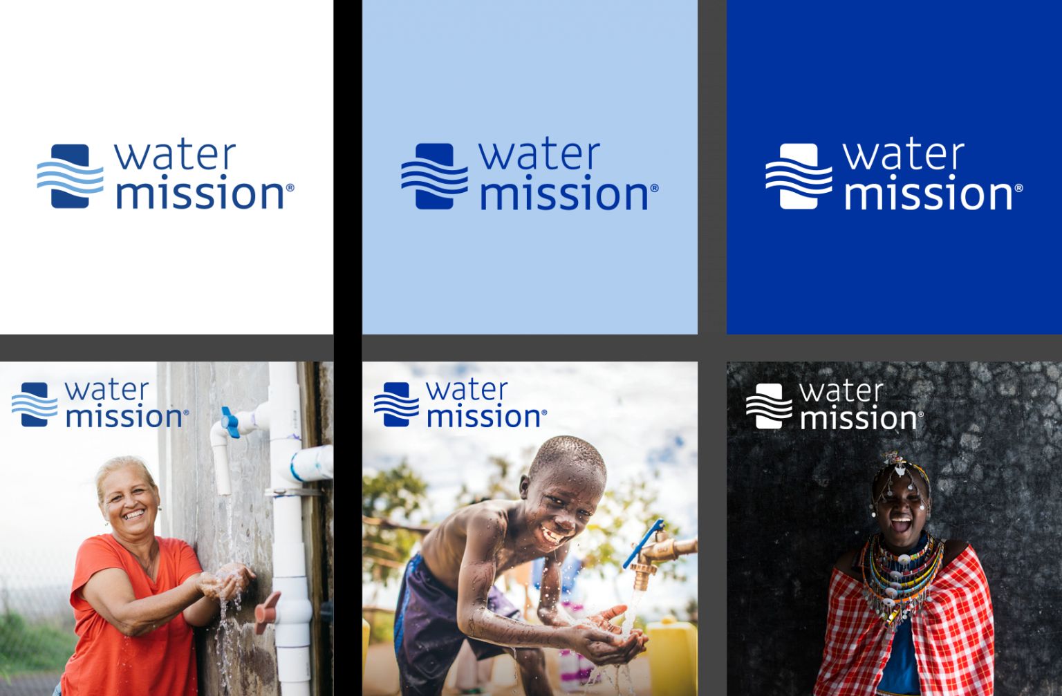 Water Mission example logo usage