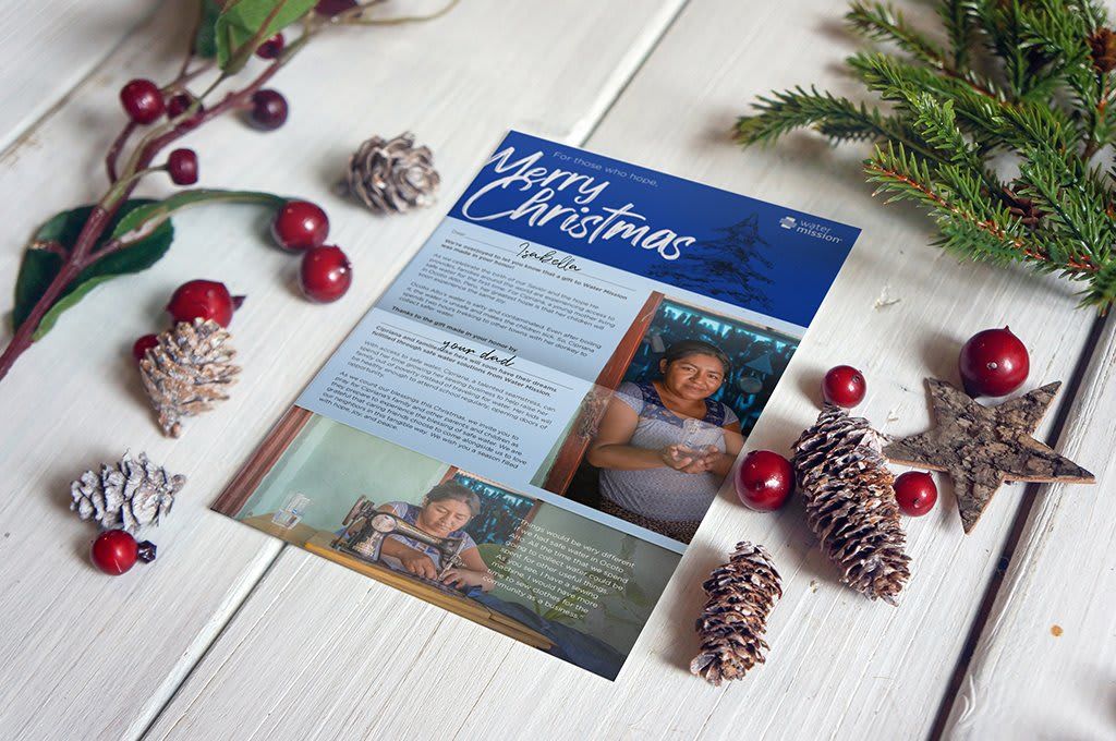 Water Mission 2021 end-of-year campaign