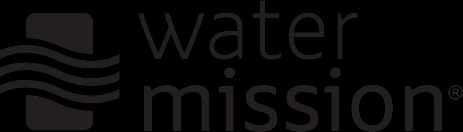 Water Mission Logo Stacked - Black