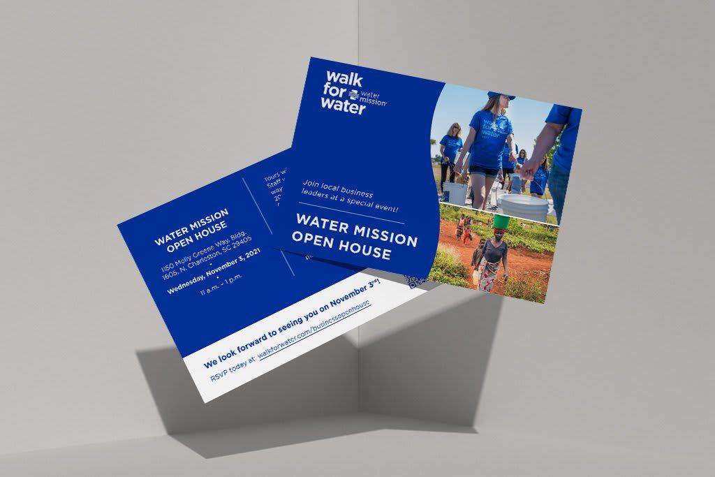 Walk for Water - Postcard