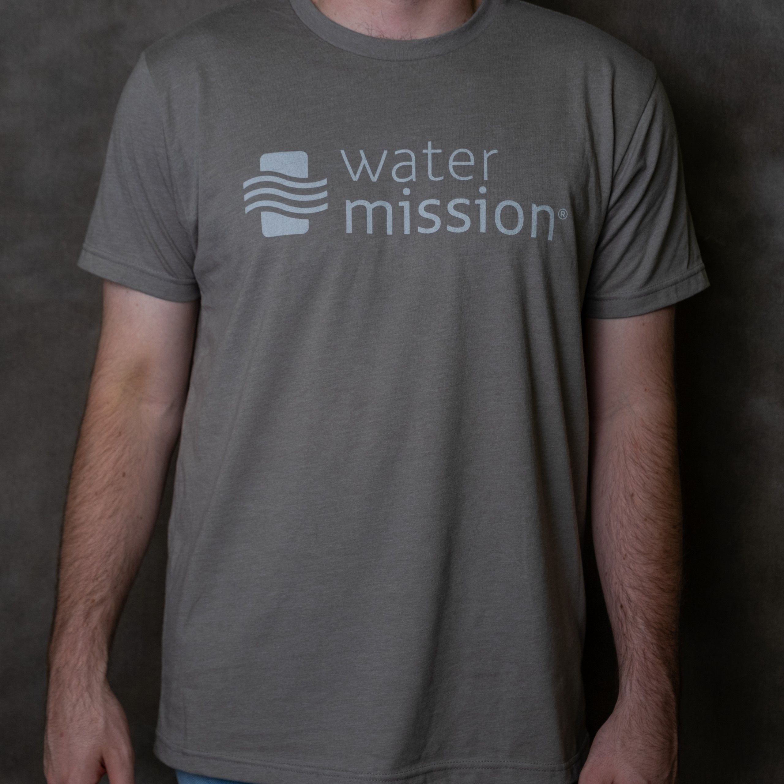 Gray Water Mission logo t-shirt