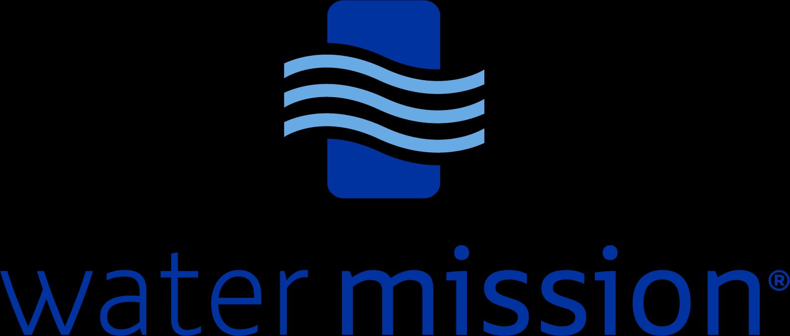Water Mission Logo Centered - Color