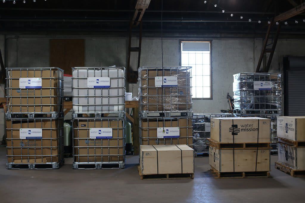 Water Mission supplies