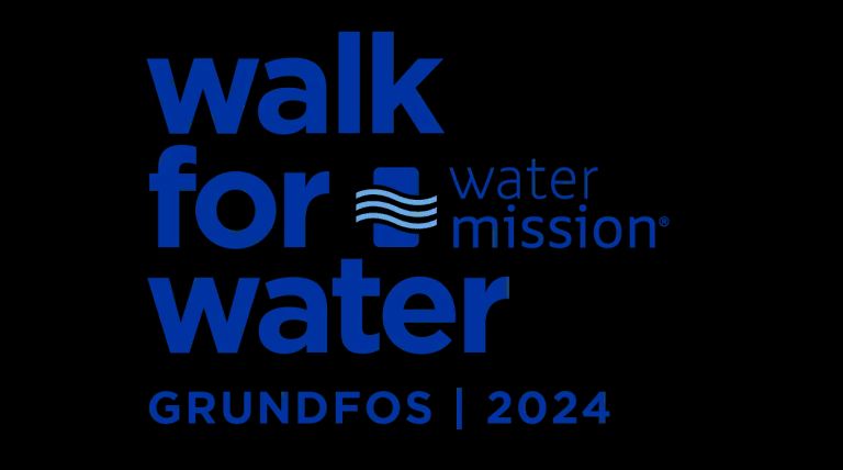 Walk for Water logo Grundfos
