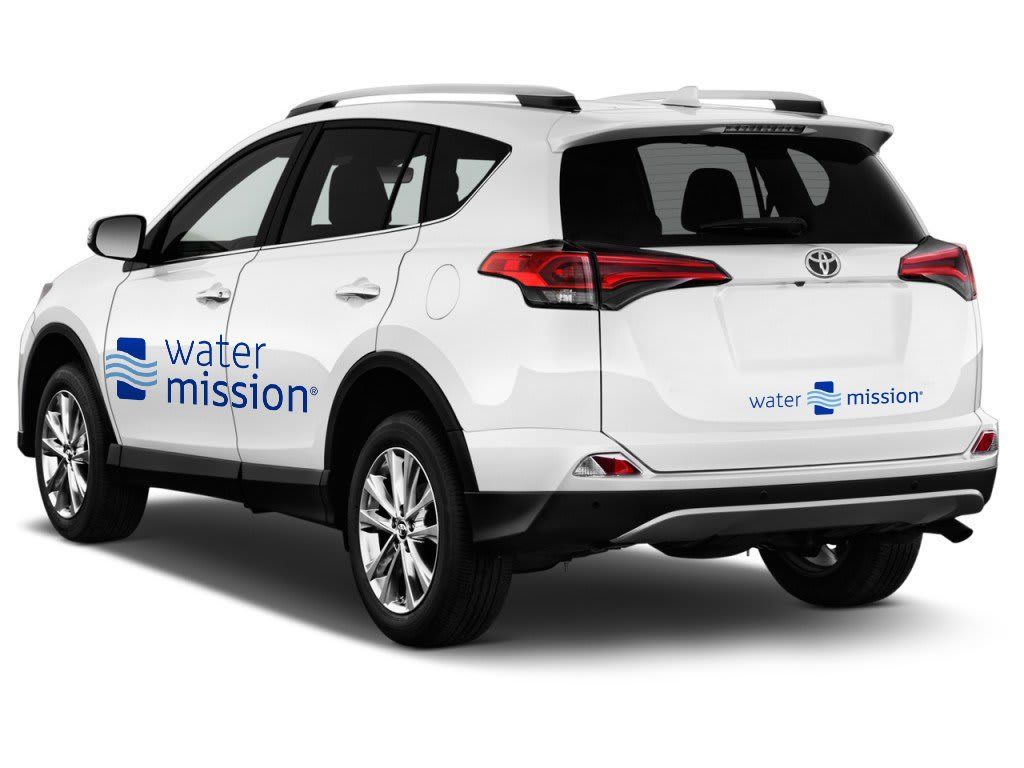 Water Mission vehicle - rear view